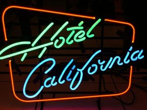 Can You Picture The Missing Lyrics To Hotel California? Hotel California Tattoo, American Wedding Frank Ocean, California Tattoo, Bright Lamp, Beer Pub, Hotel California, The Eagles, Window Room, Pub Bar