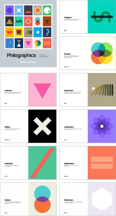 Philographics Graphic Design Definition, Shape Combination Design, Simple Geometric Shapes, Simple Shapes Design, Shape Graphic Design, Shapes In Design, Shapes Graphic Design, Geometric Branding, Graphic Design Geometric