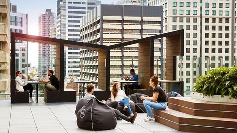 310 Edward St Coworking Office Space | WeWork Brisbane Outdoor Co Working Space, Outdoor Coworking Space, Wework Offices, Landscape Architecture Graphics, Coworking Office Space, Pta Ideas, Coworking Office, Speed Internet, Outdoor Entertainment