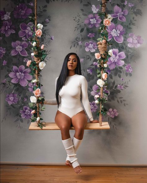 “In full bloom, swinging through life 🌷💖” Model @adore.jaelyn_ Photo @henry.juliao Assistant @bellernytc MUA @rahzbeautymix Hair @angelsglowsalon Flower Photoshoot Black Women, Bodysuit Photoshoot Ideas, Photoshoot Black Women, College Graduation Pictures Poses, College Graduation Pictures, Cute Birthday Pictures, Beautiful Photoshoot Ideas, Flower Photoshoot, Graduation Picture Poses