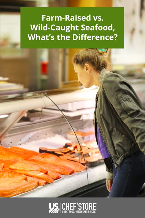 Farm-Raised vs. Wild-Caught Seafood, What’s the Difference? Wild Caught Fish, Sustainable Seafood, Flavor Profiles, Food Industry, Food App, Environmental Impact, Food Waste, Meal Planner, Cooking Tips