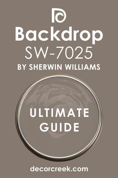 Ultimate Guide of Backdrop SW 7025 Paint Color by Sherwin-Williams Backdrop Paint Sherwin Williams, Sherwin Williams Backdrop Paint Color, Backdrop Sherwin Williams Exterior, Sw Backdrop Exterior, Kitchen Accent Wall Color Ideas, Sherwin Williams Backdrop Exterior, Wall And Trim Colors Ideas Sherwin Williams, Rustic Interior Trim Ideas, Porpoise Sherwin Williams Cabinets