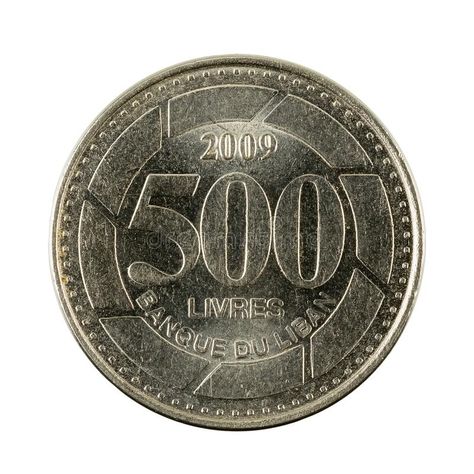 500 lebanese pound coin 2009 obverse isolated on white background. A single 500 #Sponsored , #PAID, #Paid, #pound, #background, #single, #coin Graphic Design Art, Art Designs, Graphic Art, White Background, Photo Image, Coin, Stock Photos, White, Design