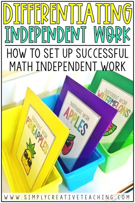 Differentiated Centers Kindergarten, Math Small Groups 3rd Grade, Math Rotations 3rd Grade, First Grade Independent Work, Math Independent Activities, Learning Centers Elementary, Math Early Finishers 3rd Grade, 2nd Grade Math Centers Activities, Independent Math Centers Kindergarten