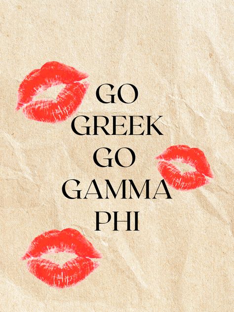 Gamma Phi Beta Aesthetic, Gamma Phi Beta Graphic, Gphi Graphics, Booth Aesthetic, Go Greek, Gamma Phi Beta, Merch Ideas, Room Prints, Graphic Ideas