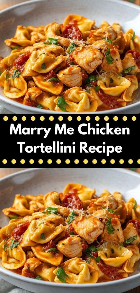 Searching for a flavorful pasta dish? Try the Marry Me Chicken Tortellini Recipe, a delightful option among easy dinner recipes that brings together creamy sauce and tender tortellini for a meal your family won’t forget.