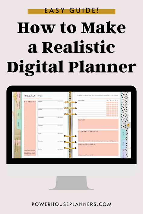 How To Make Your Own Digital Planner, Creating Digital Planner, Digital Planner Inspiration Layout, Digital Planner Tips, Digital Planner Pages Ideas, How To Create Digital Planner With Canva, Digital Planner Layouts, Digital Planner Etsy, Digital Planner Cover Ideas