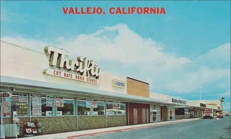 Larwin Plaza Vallejo, California circa 1960's Vallejo California, Vintage Los Angeles, California Love, Phoenix Arizona, Happy Memories, Great Memories, The Good Old Days, Back In The Day, Historical Photos