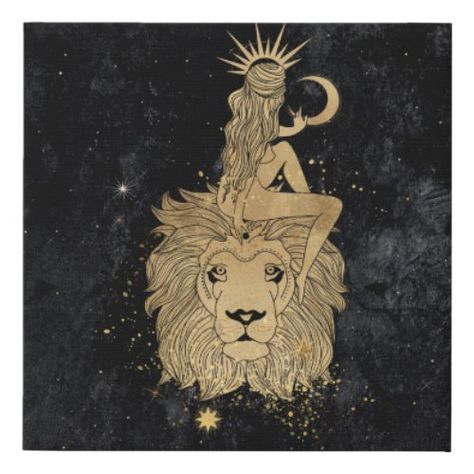 $20.00 | Zodiac Leo | Cosmic Gold and Black Astrology #astrological sun sign, horoscope zodiak symbol, magical astrology avatar, gold and black stardust, moon stars and planets, cosmic constellation, cosmos sacred geometry, geometric galaxy abstract Zodiac Goddess, Zodiac Leo Art, Astrology Poster, Leo Astrology, Horoscope Art, Zodiac Sign Tattoos, Zodiac Leo, Astrology Art, Zodiac Art