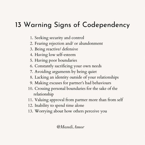 Signs Of Codependency, Healing From Codependency, How To Not Be Codependent, Codependency Healing Affirmations, Codependent No More Quotes, What Is Codependency, Co Dependency Quotes, Codependent Partner, What Is Codependency Relationships