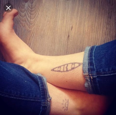 Kayak Tattoo, Canoe Tattoo, Flag Tattoos, Babymoon Photos, Flag Tattoo, Birth Flower Tattoos, Dad Tattoos, Fairy Tattoo, Bob Haircuts For Women