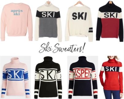 Ski Sweaters, Ski Hat, Apres Ski Outfit Party, Apres Ski Sweater, Ski Trip Outfit, Ski Jumper, Apres Ski Outfits, Apres Ski Style, Ski Aesthetic