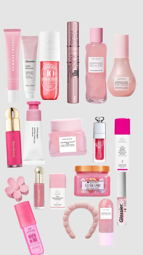 My skincare routine. This is a JOKE Dream Skincare Collection, Safora Skin Care, Skincare Pictures, Skincare Pics, Skincare And Makeup Routine, Makeup Games, Skincare Needs, Emily Taylor, Glow Balm