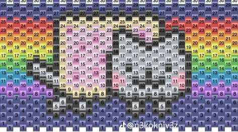 Big Kandi Projects, Kandi Patterns Templates With Numbers, Kandi Templates, Kandi Patterns Templates, Kandi Patterns Cuff, Scene Kandi, Pony Bead Animals, Kandi Beads, Kandi Cuff Patterns