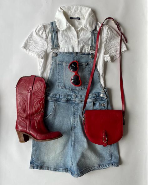 Vintage Americana Outfit Aesthetic, Vintage Americana Summer Outfits, Southern Y2k, Old Americana Outfits, Vintage Americana Coquette Outfit, Americana Summer Outfit, Vintage Americana Clothes, Born To Die Summer Outfits, Coquette Americana Outfits