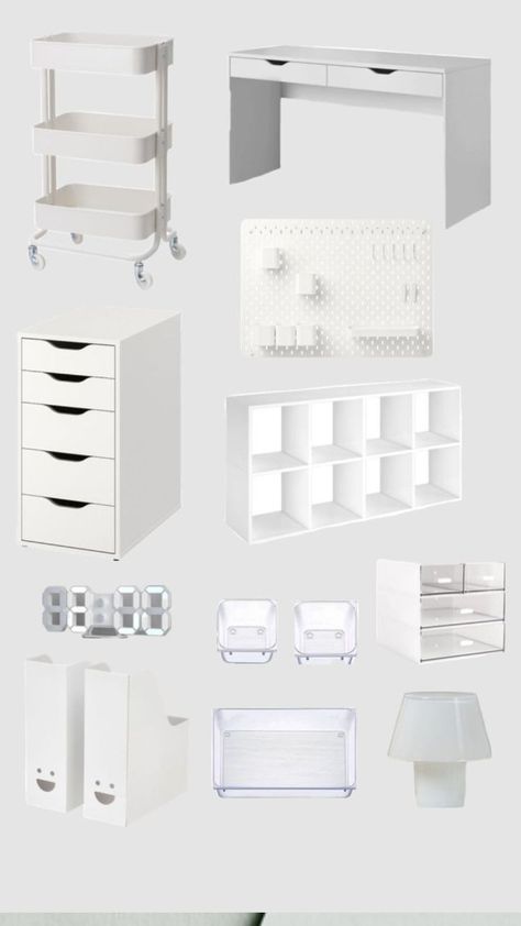 Small Room Makeover, Room Wishlist, Bilik Idaman, White Room Decor, Hiasan Bilik, Room Redesign, Pinterest Room Decor, Study Room Decor, Bilik Tidur