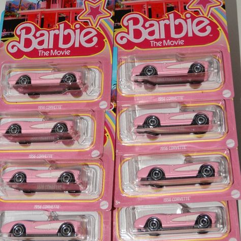 New In Packages. Not Opened Great Stocking Stuffer!! This Is For 1 Car. Coffin Diy, Barbie Merchandise, Happy Birthday Doll, 1956 Corvette, 1980s Barbie, Barbie The Movie, Barbie Core, Epcot Food, Barbie Birthday Party