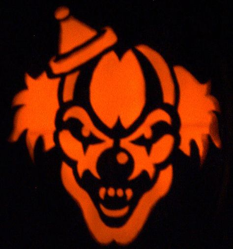 Clown Pumpkin Carving, Joker Pumpkin, Clown Pumpkin, Pumpkin Template Printable, Halloween Pumpkin Carving Ideas, Printable Pumpkin Stencils, Halloween Pumpkin Stencils, Scary Halloween Pumpkins, Halloween Pumpkin Carving Stencils