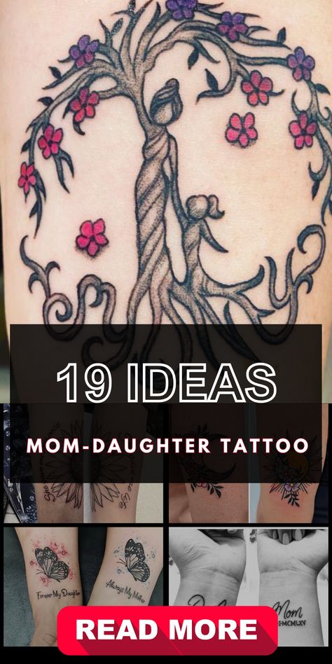 Express the enduring bond between mothers and daughters with our mom and daughter tattoos. These unique designs are thoughtfully crafted to symbolize your connection. In 2023, seize the chance to match with your loved one by selecting from our range of matching small tattoos. These tattoos are simple, dainty, and tiny, offering a discreet yet heartfelt way to express your love and connection.😁 Meaningful Mom and Daughter Tattoos: Discover Unique Matching Designs for 2023  #tattooinspiration #inkedlife #bodyartlove #tattooaddict #tattooideas Son And Daughter Tattoo For Mom Small, Mother And 3 Daughters Tattoos, Mother Daughter Tattoos Floral, Mom With Daughter Tattoo, Mom And Daughter Symbols, Mother Daughter Sun Tattoos, Spiritual Mother Daughter Tattoos, Tiny Mother Daughter Tattoos Meaningful, Pretty Unique Tattoos