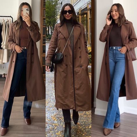 Brown Trench Coat Outfit, Trench Coat Outfit Winter, Winter Coat Outfits, Brown Trench Coat, Smart Casual Wardrobe, Trench Coat Outfit, Stylish Winter Outfits, Winter Fashion Outfits Casual, Trench Coat Style