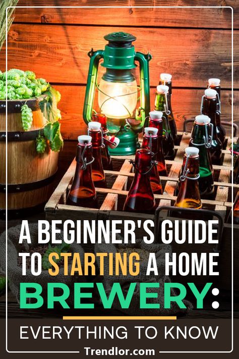 If you are into the process of making beer, it may be time to taking that process to your home. Here is a beginner's guide to starting a home brewery. #beer #brewery #homemadwine Brewing Beer At Home, Making Beer At Home, Beer Making Process, Wine Making Recipes, Beer Facts, Beer Images, Mead Recipe, All Grain Brewing, Making Beer