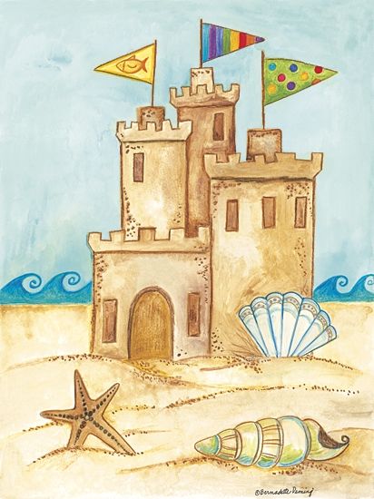 Sand Castle Painting, Sandcastle Painting, Beach Day Drawing, Sandcastle Drawing, Sand Castle Drawing, Sandcastle Art, Sandcastle Ideas, Sand Drawing, Castle Drawing