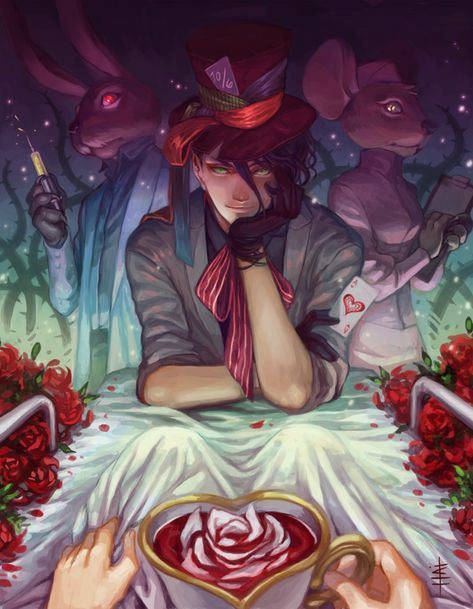 Alice In Wonderland Alice Art, Alice Fanart Wonderland, Alice In Wonderland Anime Art, Alice In Wonderland Character Art, Alice In Wonderland Inspiration, Alice In Wonderland Inspired Art, Alice In Wonderland Fan Art, Alice In Wonderland Art Drawing, Alice In Wonderland Dark Aesthetic