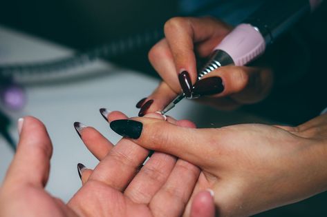 Looking for a nail drill to take your at-home manicures to the next level? We researched the top picks on the market to help you choose the right one. Best Nail Drill, Gel Nail Light, Nail Equipment, Nail Dust Collector, Acrylic Nails At Home, Long Stiletto Nails, Best Gel Nail Polish, Nail Drills, Nail Art Salon