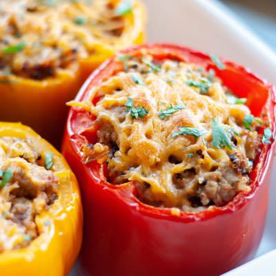 Cheeseburger Stuffed Peppers, Mexican Stuffed Peppers, Monte Cristo Sandwich, Ww Points, Stuffed Pepper, Weight Watchers Recipes, Decor Fashion, Peppers Recipes, Budget Friendly Recipes