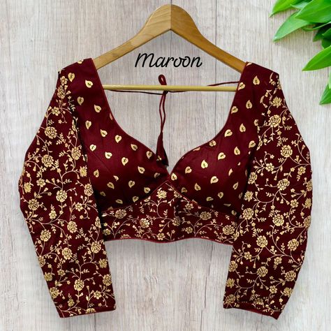 *SUMMER SPECIAL* ♥️ *SABYASACHI PATTERN PURE COTTON BLOUSE* ❤️ *FABRIC*:-- Pure Cotton.🔱 *INNER LININGS:-* Pure Pali Cotton Dubble Astar 🪀 *SIZE*:-*Plus Size 38” Ready ulter upto 40 Inch.* *SLEEVES*:- *20 Inch Sleeve* 😈 *DESGINE*:- Beautiful Partywear Blouse Heavy Stitching Heavy Padded Back open Style 🌈 *COLOUR*:-- *6* colour available ❤️🧡💛💚💙💜🖤🤍♥️ *Price : 1150/- free shipping* WhatsApp 6377811829 Lintr.ee/kanhasarees Western Blouse, Indian Blouse, Summer Special, Cotton Blouse, Blouse Pattern, Blouse Fabric, Cotton Blouses, White Blouse, Princess Cut