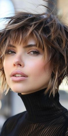 #BEAUTY ,#REALATIONSHIPS #Fashion #Outfits #Summer Outfits #Animals Short Edgy Bob Haircuts, Choppy Pixie Cut With Bangs, Short Choppy Layered Haircuts, Shag Pixie, Choppy Pixie, Edgy Bob, Choppy Pixie Cut, Short Choppy Haircuts, Choppy Haircuts