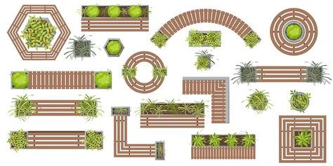 Plan Concept Architecture, School Landscape, Outdoor Garden Party, Site Plan Design, Landscape Design Garden, Landscape Architecture Plan, Wooden Benches, Urban Design Diagram, Landscape Design Drawings