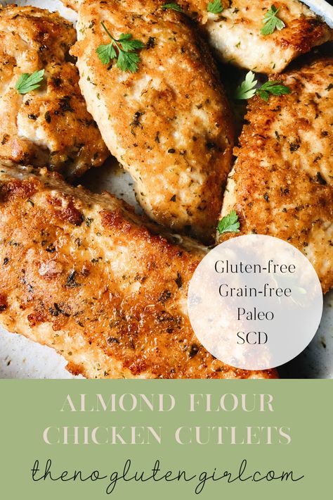 Keto Ground Turkey Recipes, Almond Flour Chicken, Keto Ground Turkey, Turkey Cutlet Recipes, Baked Parmesan Chicken, Flour Chicken, Chicken Cutlet Recipes, Turkey Cutlets, Scd Recipes