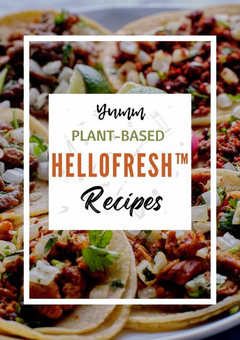 hellofresh veggie meals Vegan Hello Fresh Recipes, Hellofresh Recipes Vegetarian, Vegetarian Hello Fresh Recipes, Hello Fresh Vegetarian Recipes, Hello Fresh Vegetarian, Hellofresh Vegetarian, Hello Fresh Dinners, Wholesome Meals, Meal Kits