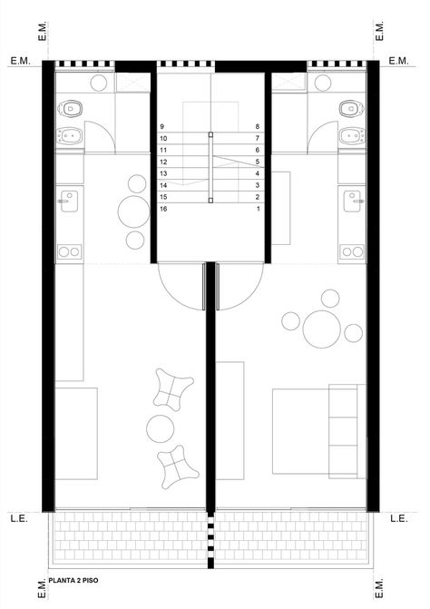 Penthouse Apartment Plan, Small Penthouse Apartment, Small Penthouse, Apartment Plan, Small Apartment Building, Real Estate Rentals, Garage Apartment, Architectural Section, Apartment Architecture