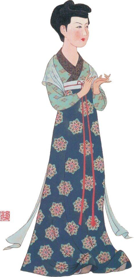 Period of six dynasties to Sui Dynasty Sui Dynasty, Chinese Clothing Traditional, Ancient Chinese Clothing, Chinese Art Painting, Han Dynasty, Chinese Traditional Clothing, Chinese Clothing, Ancient China, Traditional Fashion