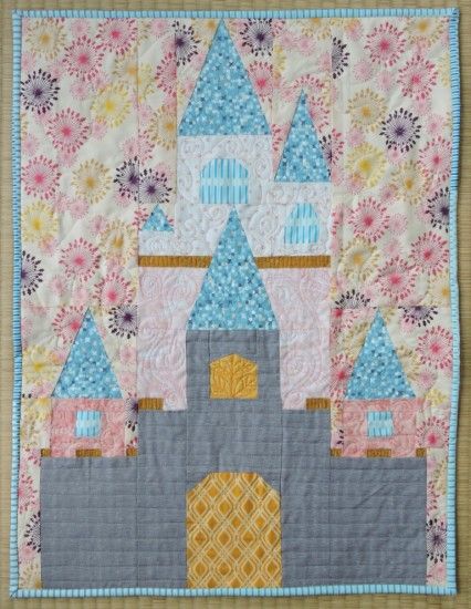 Late last year, I managed to find out about the Disney Mini Quilt Swap just in time to sign up! I had shared a bit about my plans a couple of months ago, and in the end, decided to go with my Fairy Tale Castle pattern. I had planned on making it as Cinderella’s castle, … Princess Quilt Pattern, Castle Quilt, Princess Quilt, Mini Patchwork, Fairy Tale Castle, Disney Quilt, Heart Quilts, Panel Quilt Patterns, Japanese Quilts