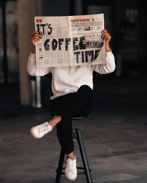 Breaking news!🚨📰🗞️ ✄---------------------------------------- #coffee #coffeetime #coffeelover #cafe #coffeeshop #coffeeaddict #food #espresso #love #coffeelovers #breakfast #barista #latte #tea #foodie #instagood #kopi #foodporn #coffeegram #coffeeholic #caf #latteart #instacoffee #coffeebreak #specialtycoffee #chocolate #instafood #photography #cappuccino #segafredomoment Coffee Bags Photography, Barista Photoshoot, Coffee Shop Photoshoot Instagram, Coffee Barista Photography, Barista Photography, Coffeeshop Photography, Cafe Photography, Espresso Love, Coffee Shop Photography