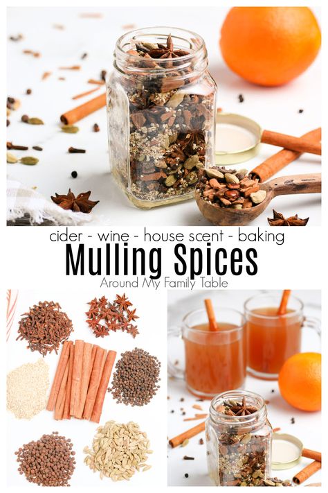 Mulling Spices Gift How To Make, Mulling Spice Recipe Wine, Recipe For Mulling Spices, How To Make Mulling Spices, Fall Spice Blend, Mulled Spices Recipe, Mulling Spices Recipe, Clove Tea Recipes, Diy Mulling Spices