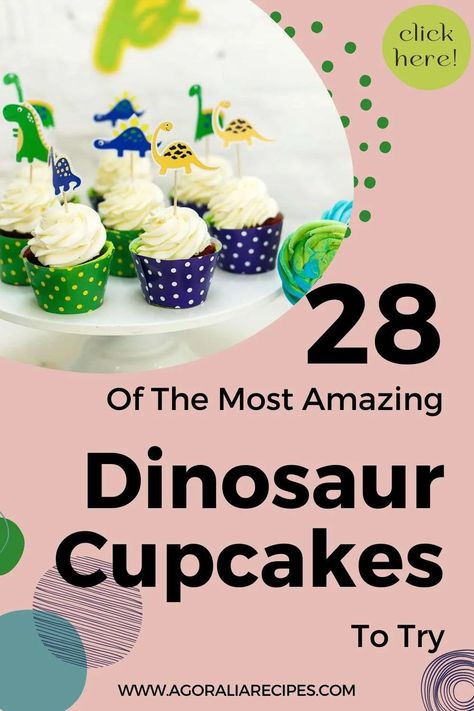 Dinosaur Cupcakes Boys, Dinosaur Cupcake Ideas, Dinosaur Birthday Cupcakes, Dinosaur Cupcake Cake, Dinosaur Party Cupcakes, Red Velvet Cheesecake Cupcakes, Baby Dinosaur Party, Dinosaur Cupcake, Dinosaur Cupcake Toppers