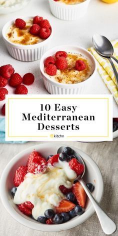 Mediterranean Desserts, Mediterranean Diet Food List, Mediterranean Recipes Healthy, Diet Desserts Recipes, Mediterranean Diet Recipes Dinners, Comidas Keto, Mediterranean Diet Meal Plan, Easy Mediterranean Diet Recipes, Mediterranean Diet Plan