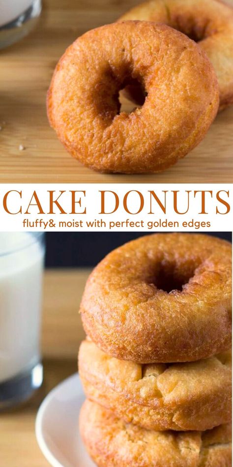 Learn how to make cake doughnuts at home. This recipe makes bakery style cake doughnuts that are fluffy and moist with golden edges. #cakedonuts #doughnuts #cakedoughnuts #oldfashioned from Just So Tasty Best Cake Donuts Recipe, How To Make The Best Donuts Ever, Vanilla Cake Donut Recipe, Dunford Donuts Recipe, Maple Cake Donut Recipe, Best Cake Donut Recipe, Overnight Doughnut Recipe, Buttermilk Donuts Baked, Homemade Donuts Recipe No Yeast