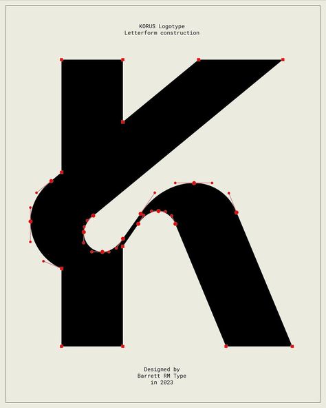 Barrett Reid-Maroney | The letterform construction behind the custom logotype I designed for KORUS - #type #font #typedesign #typedesigner #typography… | Instagram Iq Logo, Graphic Design Activities, Mises En Page Design Graphique, Visuell Identitet, Logotype Typography, Startup Logo, Type Font, Font Inspiration, Graphic Design Fonts