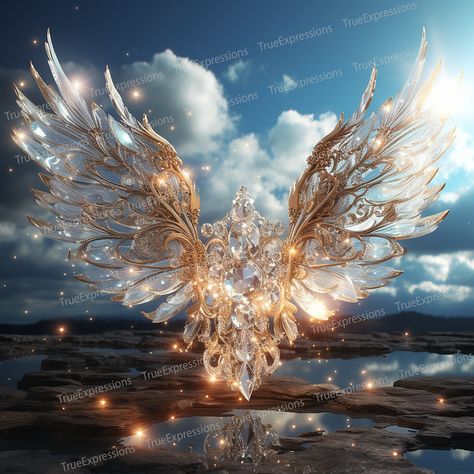 Fantasy Wings, Angel Wings Png, Angelo Guerriero, White Heaven, Diamond Angel, Wings Png, Beautiful Wings, Wings Wallpaper, Angel Artwork