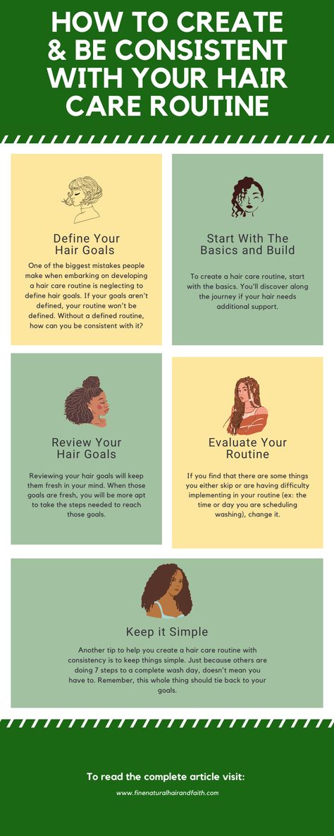 To create a hair care routine, it starts with consistency. Beautiful, healthy hair doesn’t just happen. You have to put in some work. Thankfully, it’s not as difficult as one might think. 1- Define your hair goals One of the biggest mistakes people make when embarking on developing a hair care routine is neglecting to… Read More »How to Be Consistent With Your Hair Care Routine The post How to Be Consistent With Your Hair Care Routine appeared first on Fine Natural Ha Hair Care Routine Daily, Fine Hair Care, Fine Hair Tips, Thicker Stronger Hair, Natural Hair Care Routine, 4c Hair Care, Fine Natural Hair, Tips Hair, Faith Blogs