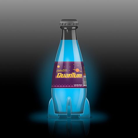 Feeling Blue? Get This Fallout Nuka-Cola Quantum Mood Light - Technabob Fallout Merch, Nuka Cola Quantum, Fallout Nuka Cola, Nerd Room, Abandoned Warehouse, Nuka Cola, Fallout Shelter, Fallout Art, Video Game Rooms