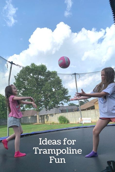 Trampoline Forts, Trampoline Sleepovers, Trampoline Activities, Fun Trampoline Games, Trampoline Sprinkler, Jumping Trampoline, Trampoline Games, Trampoline Tent, Rebounder Trampoline