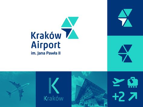 Kraków Airport ✈ / logo competition by Usarek Studio™ Airport Logo, Airlines Branding, Dynamic Logo, Gift Logo, Airline Logo, Smart City, Graphic Design Print, Krakow, Show And Tell