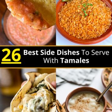 26 Amazing Mexican Side Dishes to Serve with Tamales! Sides For Tamales, Mexican Side, Mexican Comfort Food, Corn Husks, Mexican Side Dishes, Black Bean Salsa, Mole Sauce, Queso Fundido, Mexican Drinks