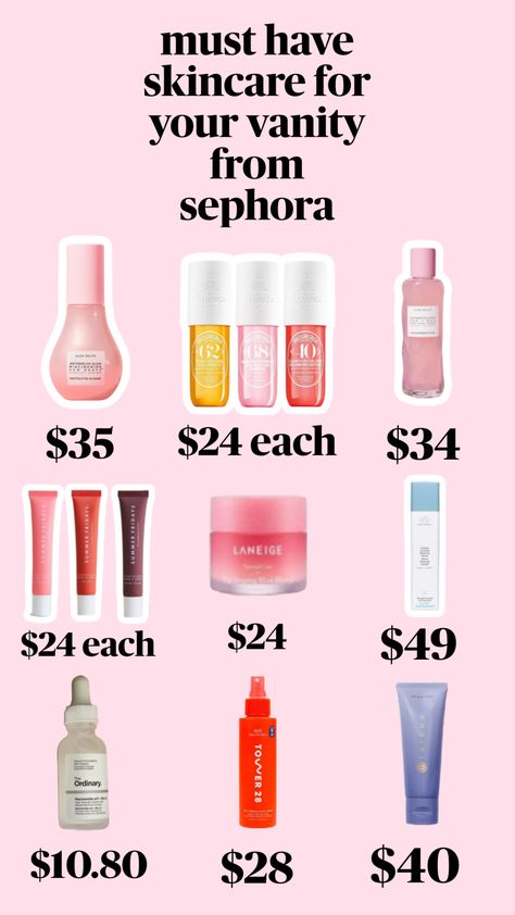 must have skincare from sephora- minus the perfume!! 💐😆 Sephora Must Haves, Cute Christmas Ideas, Makeup List, Sephora Skin Care, Makeup Help, Pretty Skin Care, Makeup Must Haves, Skin Care Items, The Perfume